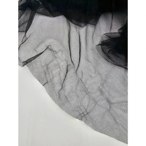 Women's Black Sequin and Ruffle Mermaid Gown Prom/Homecoming - Picture 14 of 16